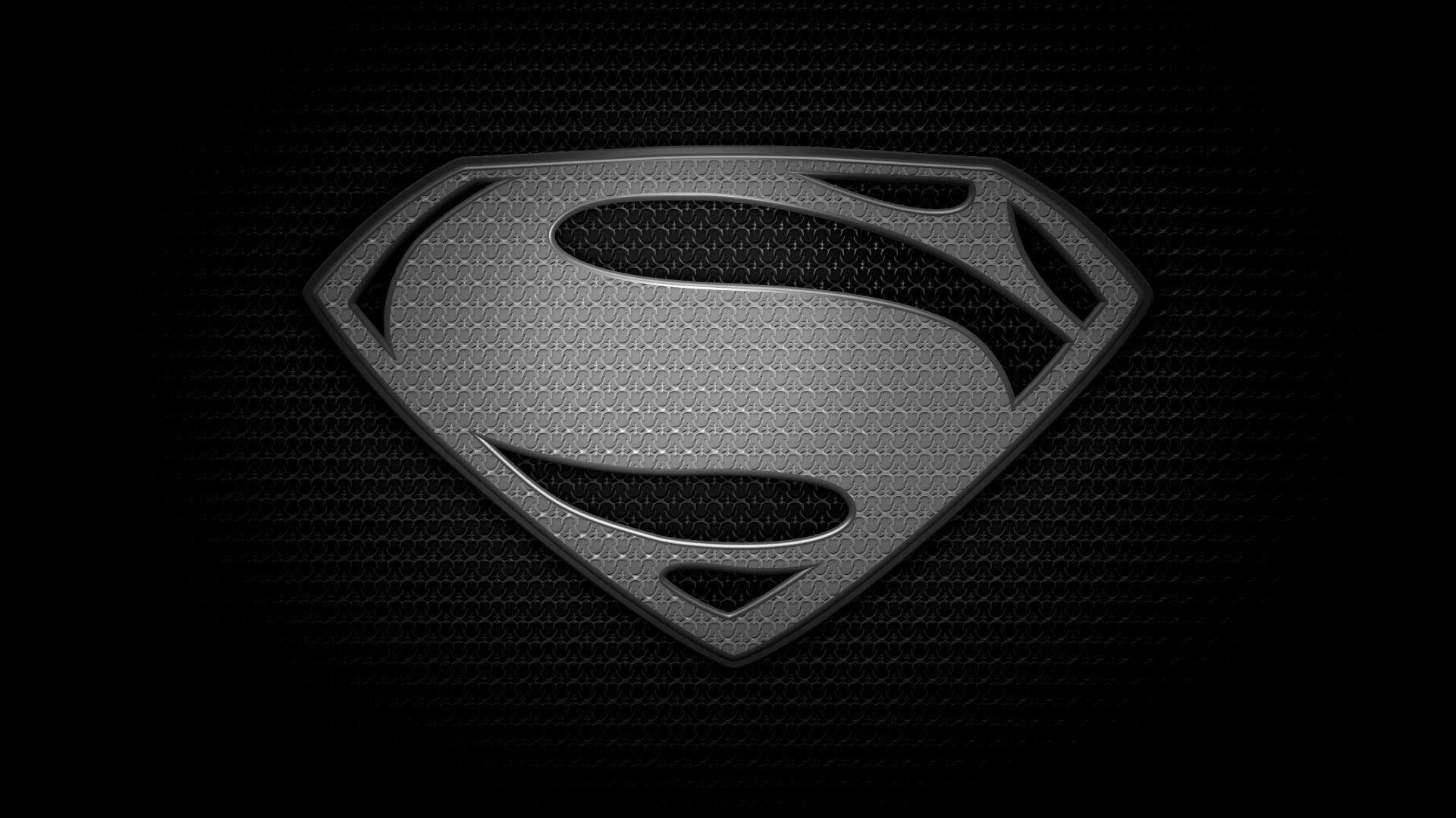 Black and Superman Logo - 68+ Superman Symbol Wallpapers on WallpaperPlay