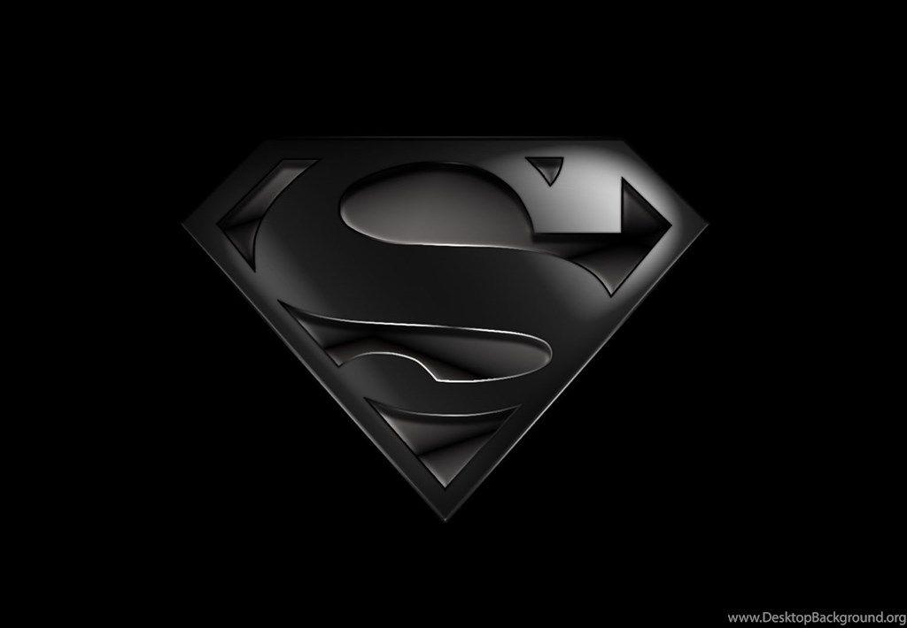 Black and Superman Logo - Superman Logo Wallpapers Hd Desktop Background