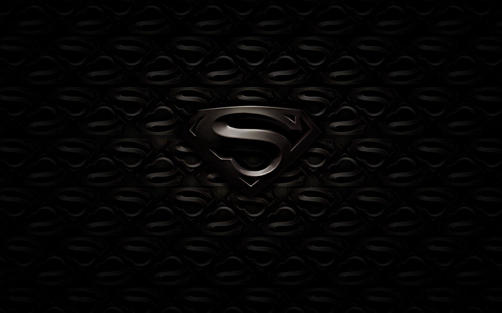 Black and Superman Logo - Superman Logo Backgrounds - Wallpaper Cave