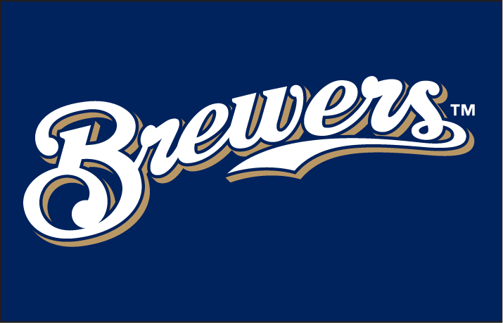 Brewers Logo - printable team logos free | Milwaukee Brewers Wordmark Logo (2000 ...