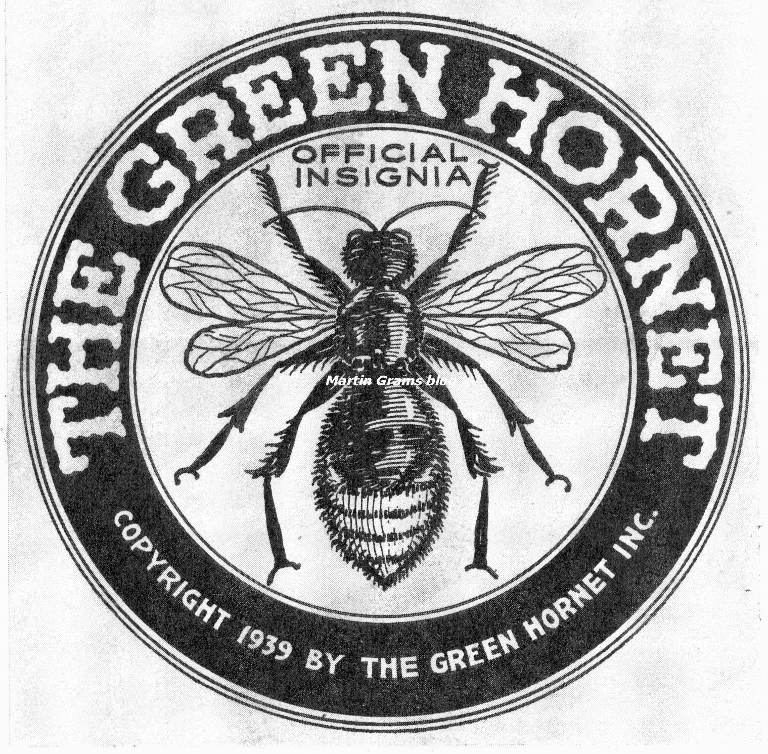 Green Hornet Radio Logo - Martin Grams: The Green Hornet: The Lost 1936 Radio Broadcasts