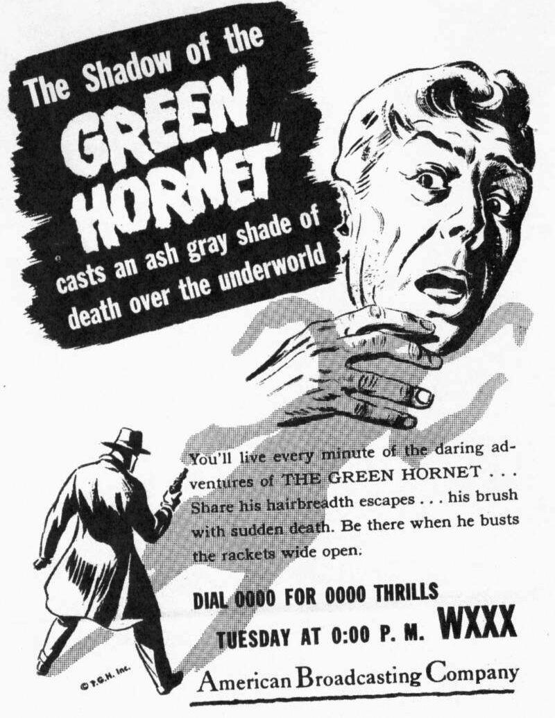 Green Hornet Radio Logo - The Green Hornet | Old Time Radio