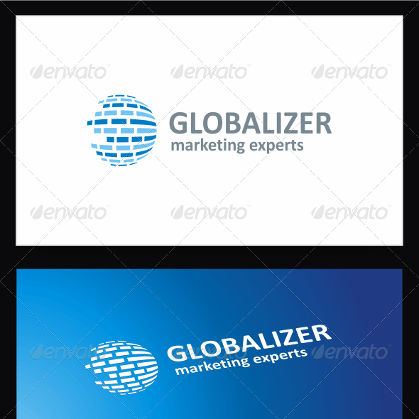 Marketing Globe Logo - Vector Logo Templates from GraphicRiver