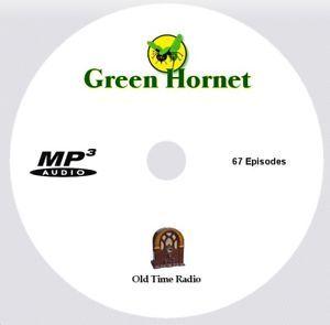 Green Hornet Radio Logo - THE GREEN HORNET Time Radio Show 67 Episodes on 1 MP3 CD