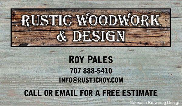 Rustic Woodworking Logo - Joseph Browning Design - Current Work - Graphic Design