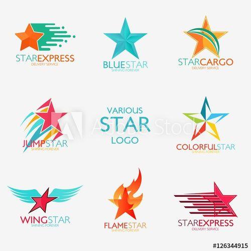 Modern Star Logo - Star logo design template. Star vector logo design branding