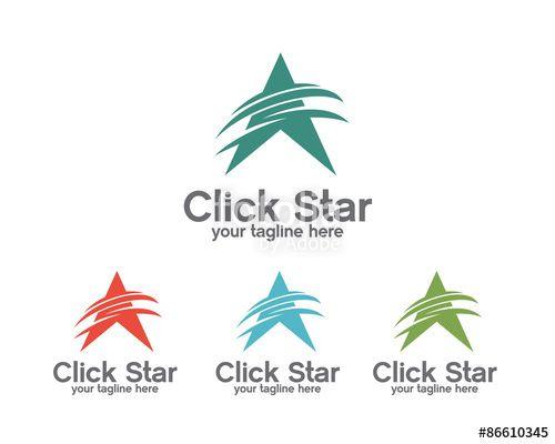 Modern Star Logo - Abstract star logo template. Star vector logo design branding ...