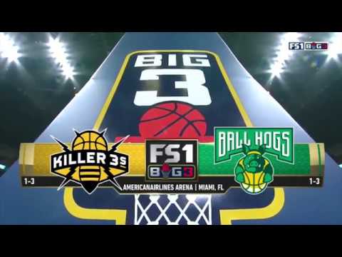 Ball Hogs Logo - Big3 Season 2 Week 5: Killer 3's Vs. Ball Hogs 1st Half - YouTube