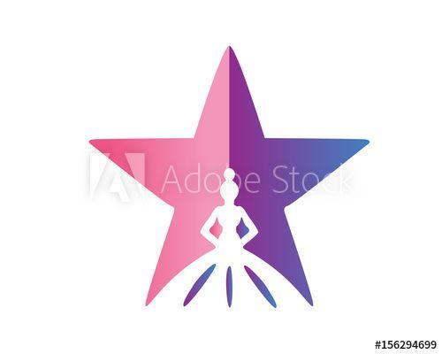 Modern Star Logo - Modern Dance Star Logo this stock vector and explore similar