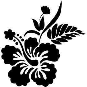 Hawaiian Flower Black Flower Logo - png_69-flowers- Hawaiian Hibiscus Flower Black colourful d… | Flickr