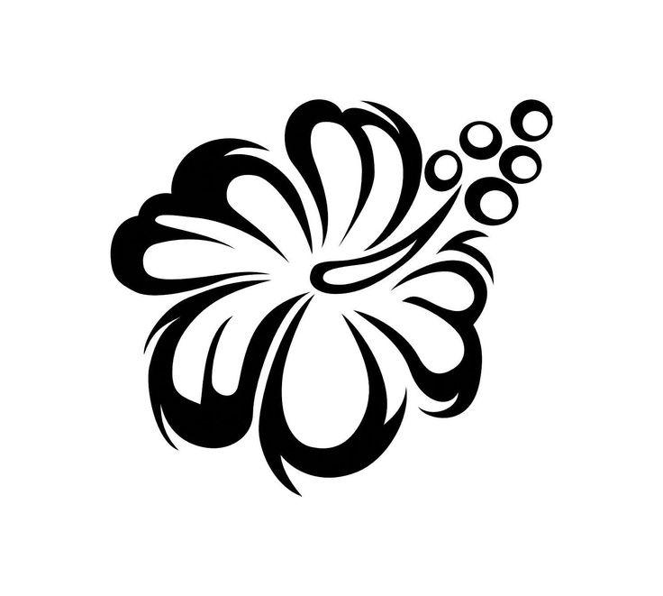 Hawaiian Flower Black Flower Logo - Free Hawaiian Flower Designs, Download Free Clip Art, Free Clip Art