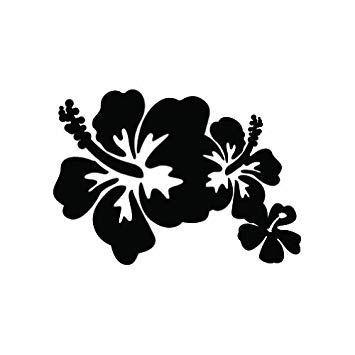 Hawaiian Flower Black Flower Logo - LogoDix