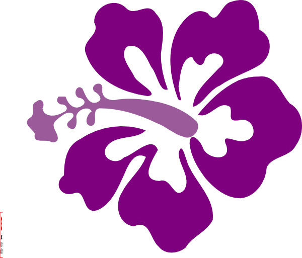 Hawaiian Flower Black Flower Logo - Blue hibiscus flower png freeuse stock