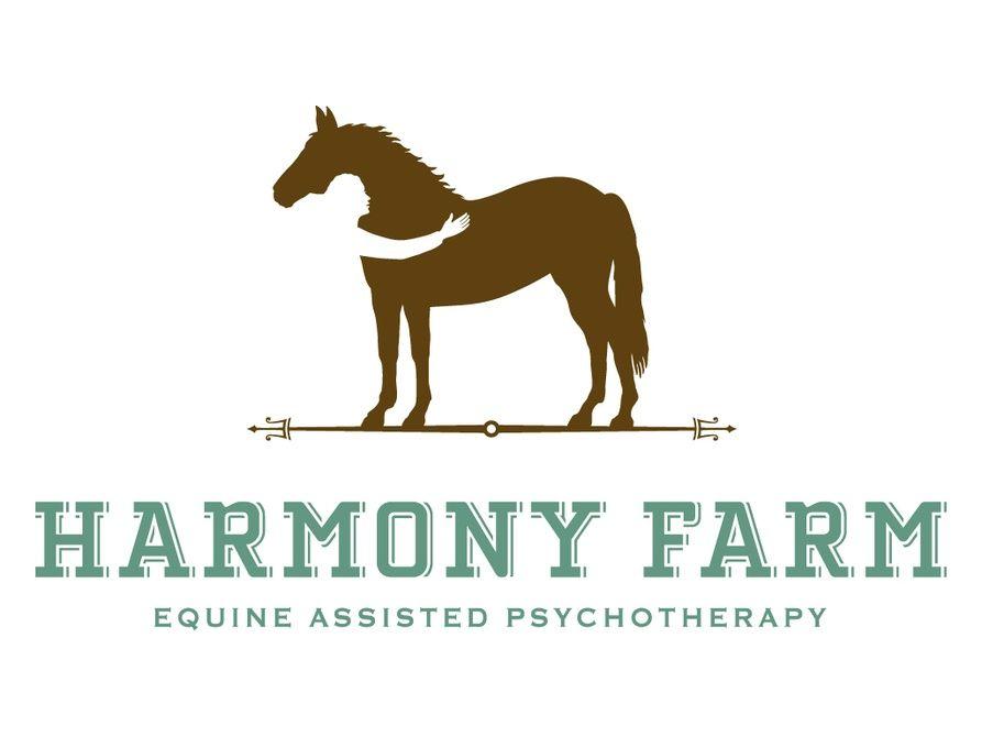 Cool Horse Farm Logo - Harmony Farm Logo. stable. Logo design