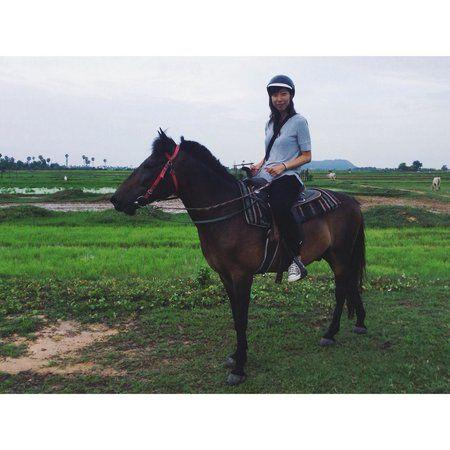 Cool Horse Farm Logo - Thanks Yen (my very cool guide) for taking this photo of me