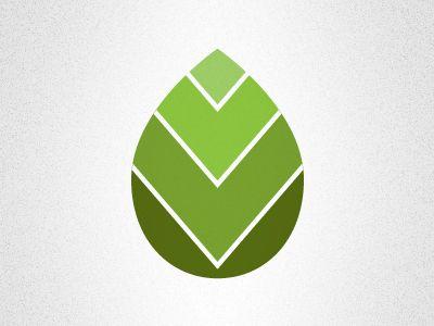 Hyrbid Leaf Logo - Engineered Eco-hybrid by Rob Harrigan | Dribbble | Dribbble