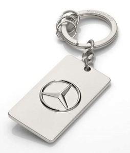 Benz Trucks Logo - Genuine Mercedes Benz Key Ring Keyring Chain Star Logo on Silver