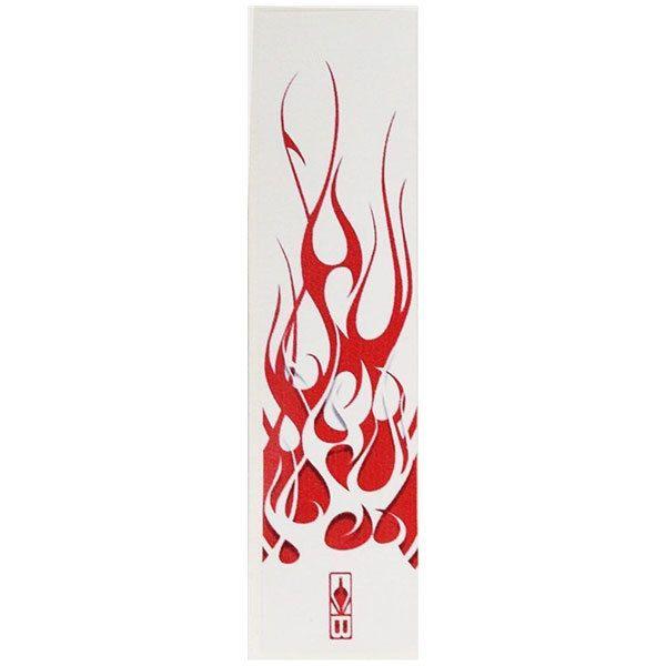 Red White Flame Logo - Bohning Flame HD Arrow Wrap 12pk
