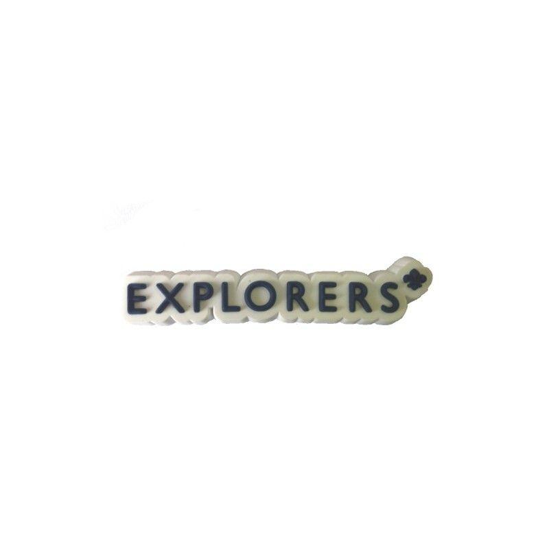 Fridge Logo - Explorers 3D Logo PVC Fridge Magnet - The Scout and Guide Shop