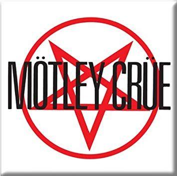 Fridge Logo - Motley Crue Logo new Official 76mm x 76mm Fridge Magnet
