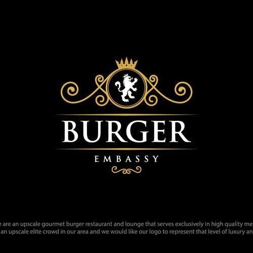 Burger Restaurant Logo - Luxury Lounge and Gourmet Burger Restaurant Logo | Logo design contest