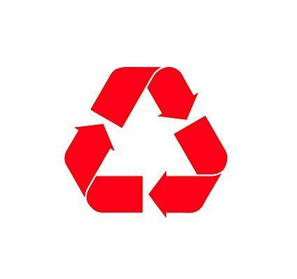 Red Recycle Logo - Amazon.com : LU COCO CREATIONS RECYCLE LOGO 3