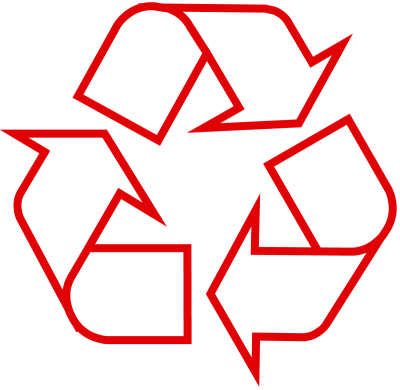 Red Recycle Logo - Download RECYCLE Free PNG transparent image and clipart