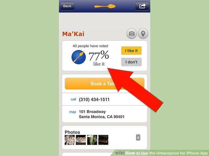 Urban Spoon App Logo - How to Use the Urbanspoon for iPhone App: 9 Steps (with Pictures)