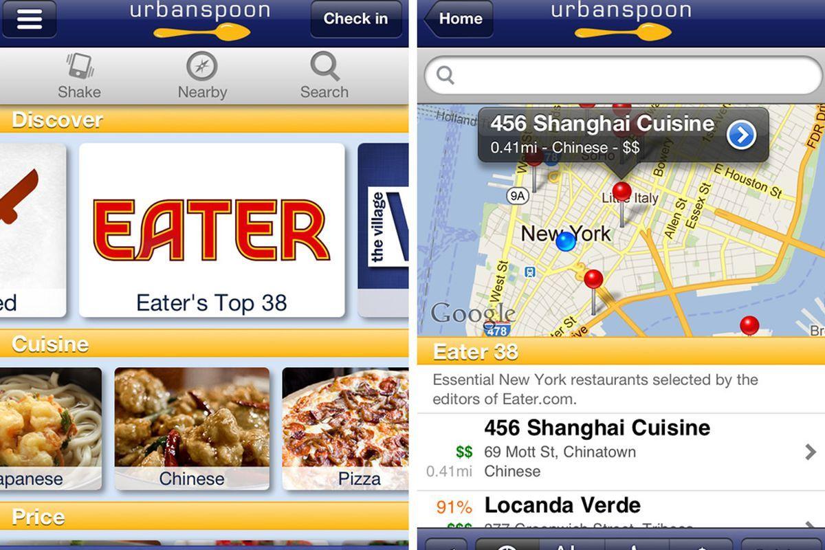 Urban Spoon App Logo - New Urbanspoon iPhone App Now With More Eater 38 - Eater