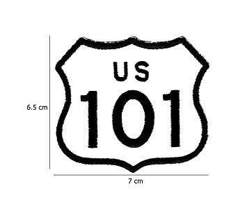 Handmade Amazon Logo - US 101 Highway 101 Sign Logo 002'' Embroidered Iron on Patch ...