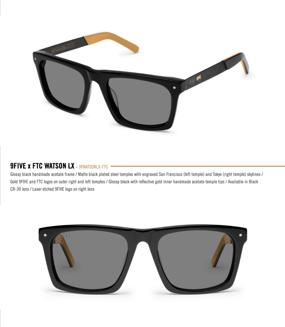 9Five Logo - 9Five X FTC Karl Watson limited edition sunglasses | FTC