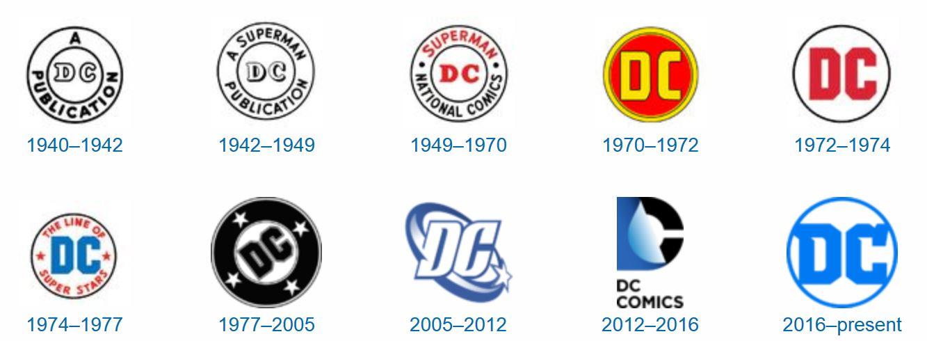 DC Comics New Logo - Logos of DC Comics 1940-present : logodesign