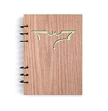Handmade Amazon Logo - riddler batman logo Handmade Art Wood Notebook Refillable Diary