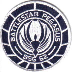 Battlestar Pegasus Logo - New Battlestar Galactica Pegasus Logo Shoulder 4″ Patch. Starbase