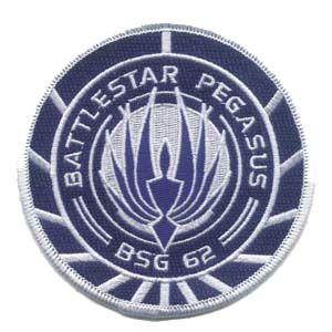 Battlestar Pegasus Logo - Battlestar Galactica - Battlestar Pegasus BSG-62 (Blue) 3.5