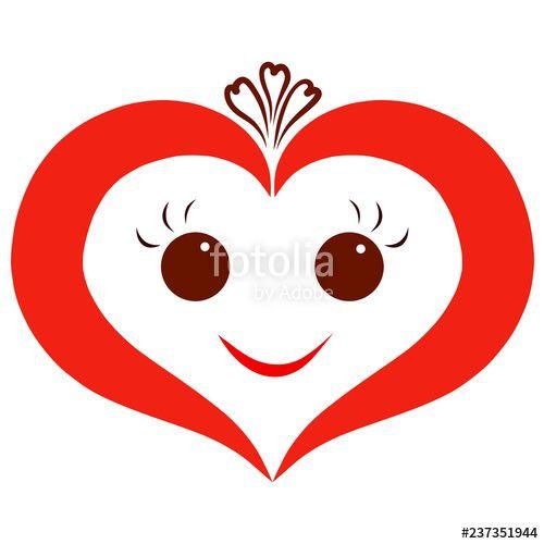Heart with Red Eyes Logo - LogoDix
