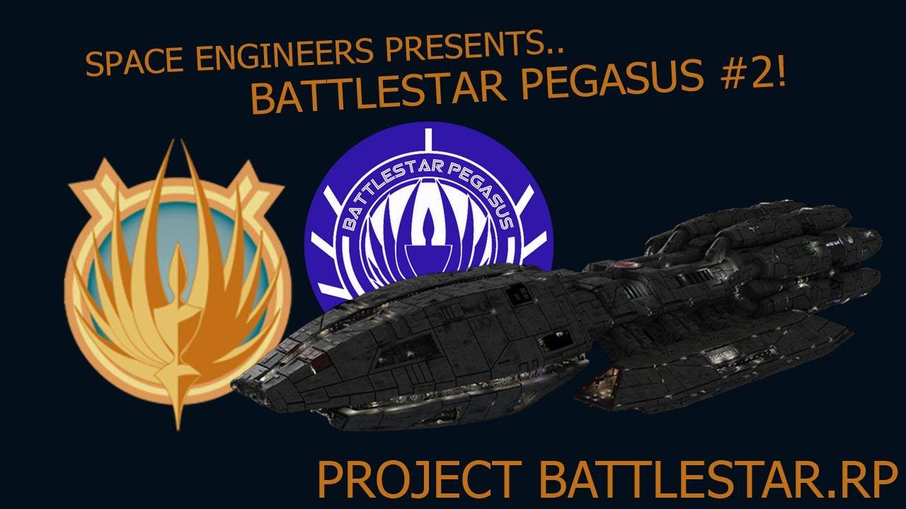 Battlestar Pegasus Logo - Space Engineers: Battlestar Pegasus #2! - YouTube