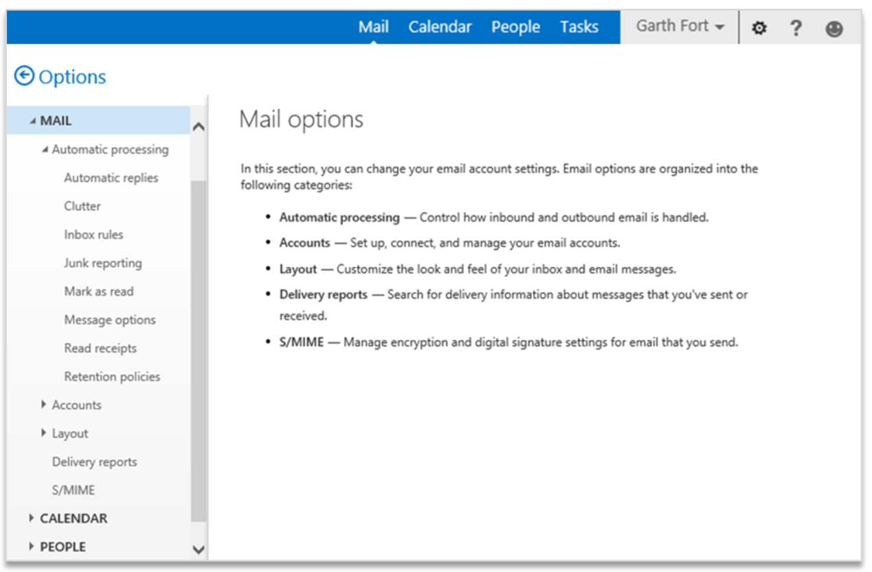 Outlook Web App Logo - Improving Outlook Web App options and settings - Microsoft 365 Blog