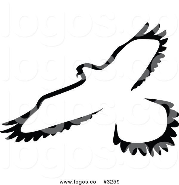 White Birds Logo - Black bird Logos