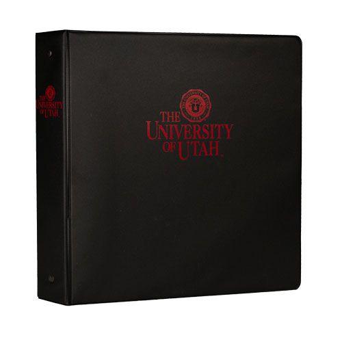 U of U Black Logo - Utah Red Zone