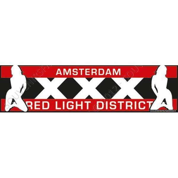 Red Light Logo - Amsterdam Red Light District - Stickers - Window Wall Bumper - Car ...