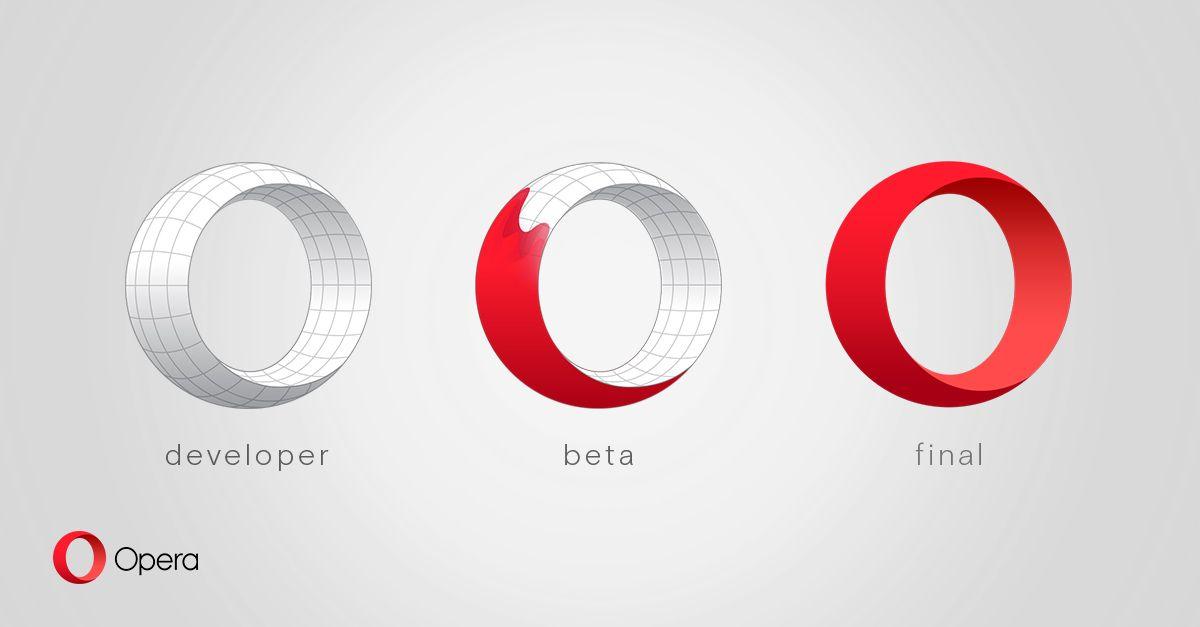 White Opera Logo - The new O lands on Opera for computers