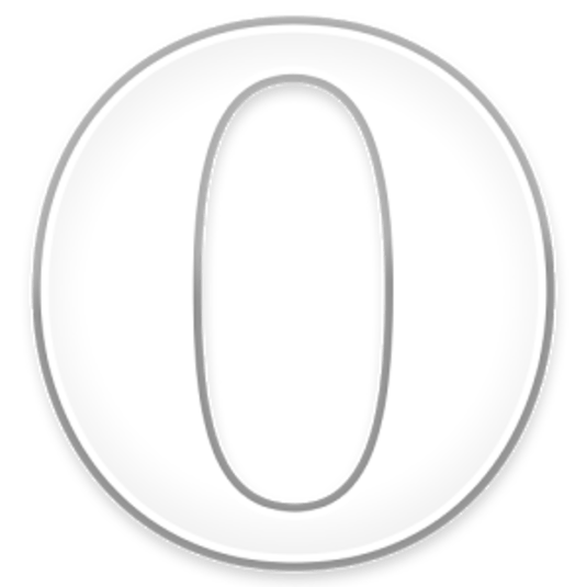 White Opera Logo - Opera Browser Beta