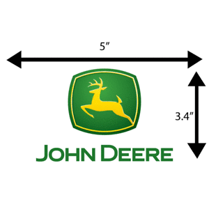 New John Deere Logo - John Deere PACK Tractor Cart Gator Logo / Decal / Sticker