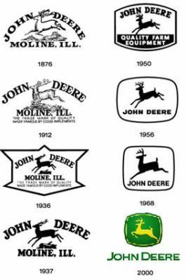 New John Deere Logo - John Deere Logo. John Deere Logo History Metal Circle