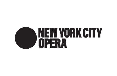 White Opera Logo - × 4: Project: New York City Opera. Logo: Black / White. Branding