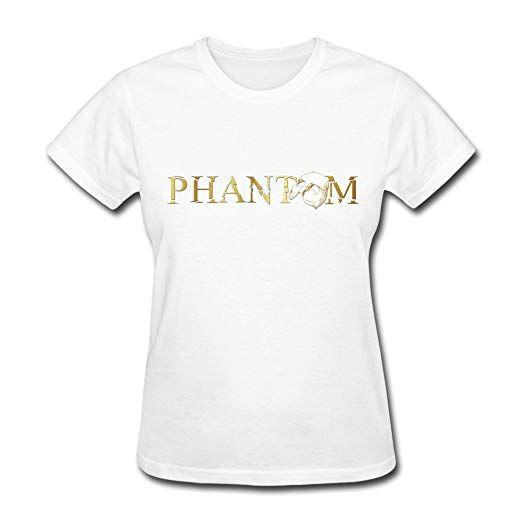 White Opera Logo - Amazon.com: YX The Phantom Of The Opera Fan Logo T Shirt For Women ...