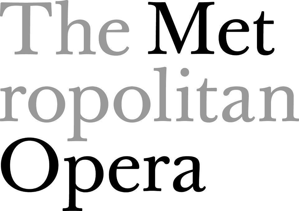 White Opera Logo - The Metropolitan Opera. WNIJ and WNIU
