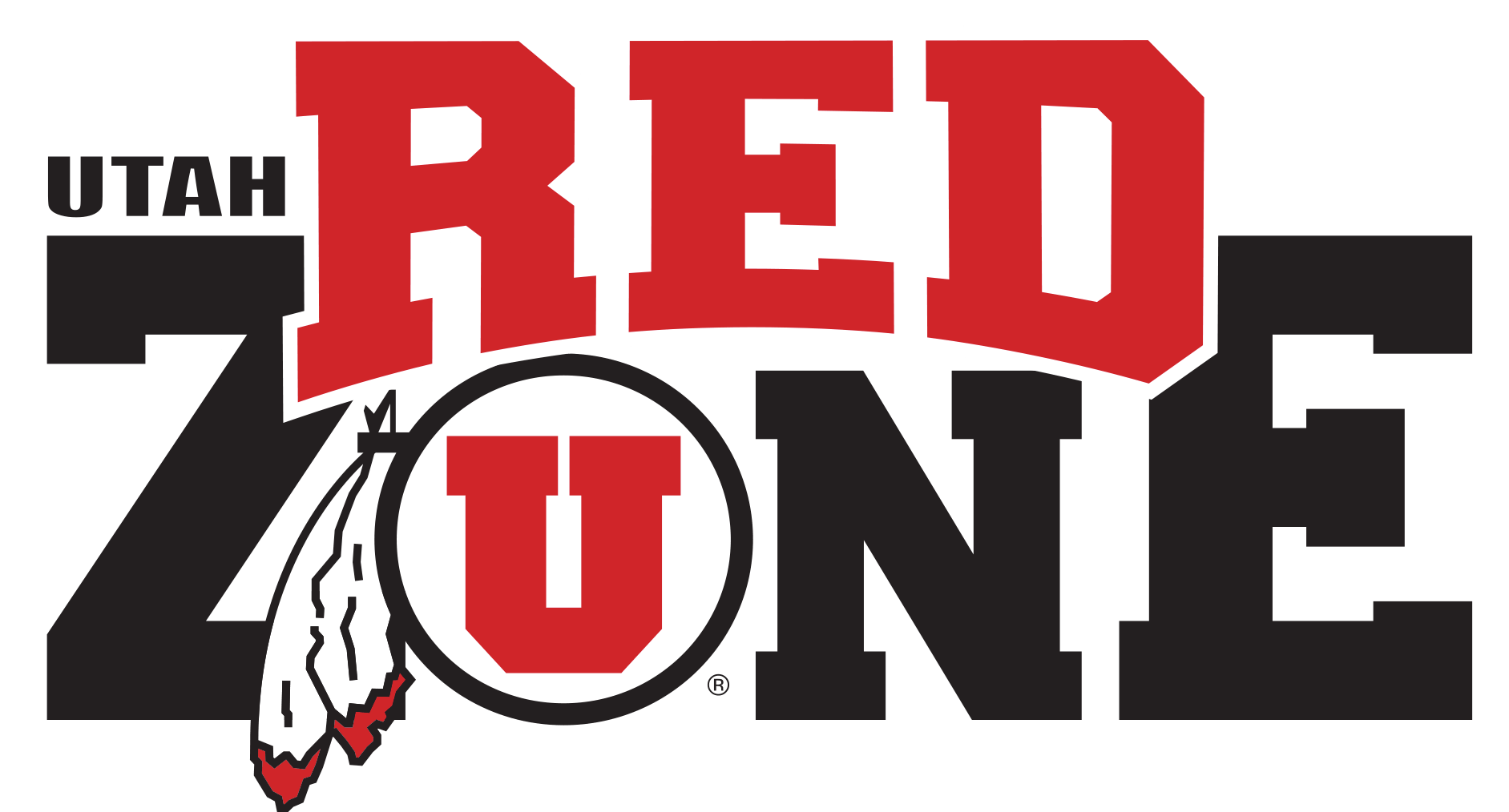 University of Utah Drum and Feather Logo - Utah Red Zone