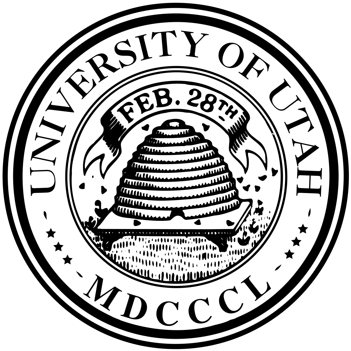 U of U Black Logo - University of Utah